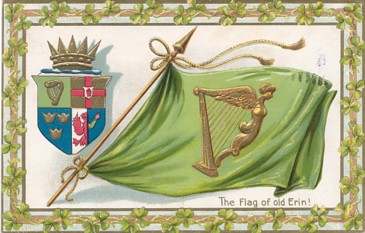 When it came to picking a photo to represent Ireland ... it became an impossible task ... too many beautiful scenes from which to choose!  We instead chose this vintage postcard image of the Flag of Erin and the Irish Coat of Arms.  The original Raphael Tuck postcard from 1910 is for sale in The unltd.com Store.